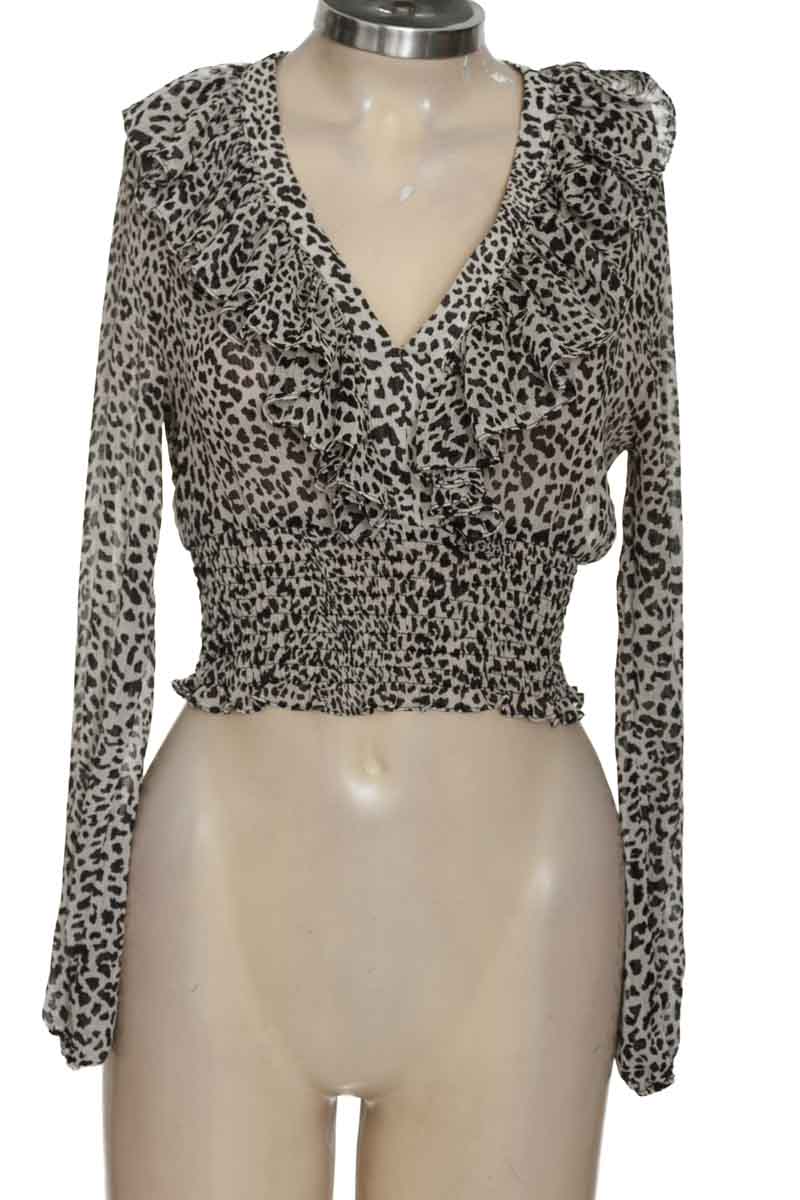 Blusa color Estampado - Zara