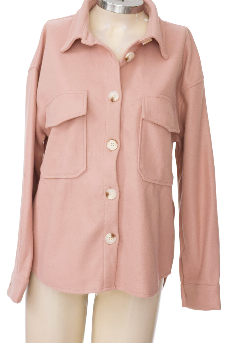 Chaqueta / Abrigo color Rosado - Shein