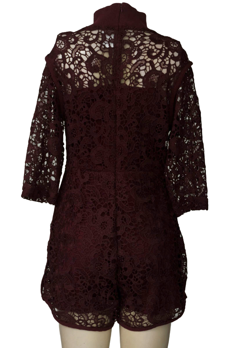 Vestido / Enterizo color Vinotinto - Zara