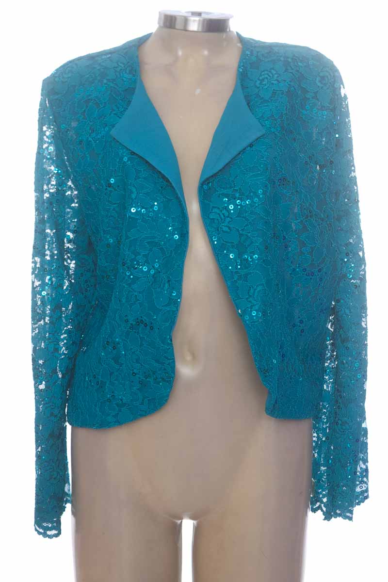 Chaqueta / Abrigo color Aguamarina - Ninalee