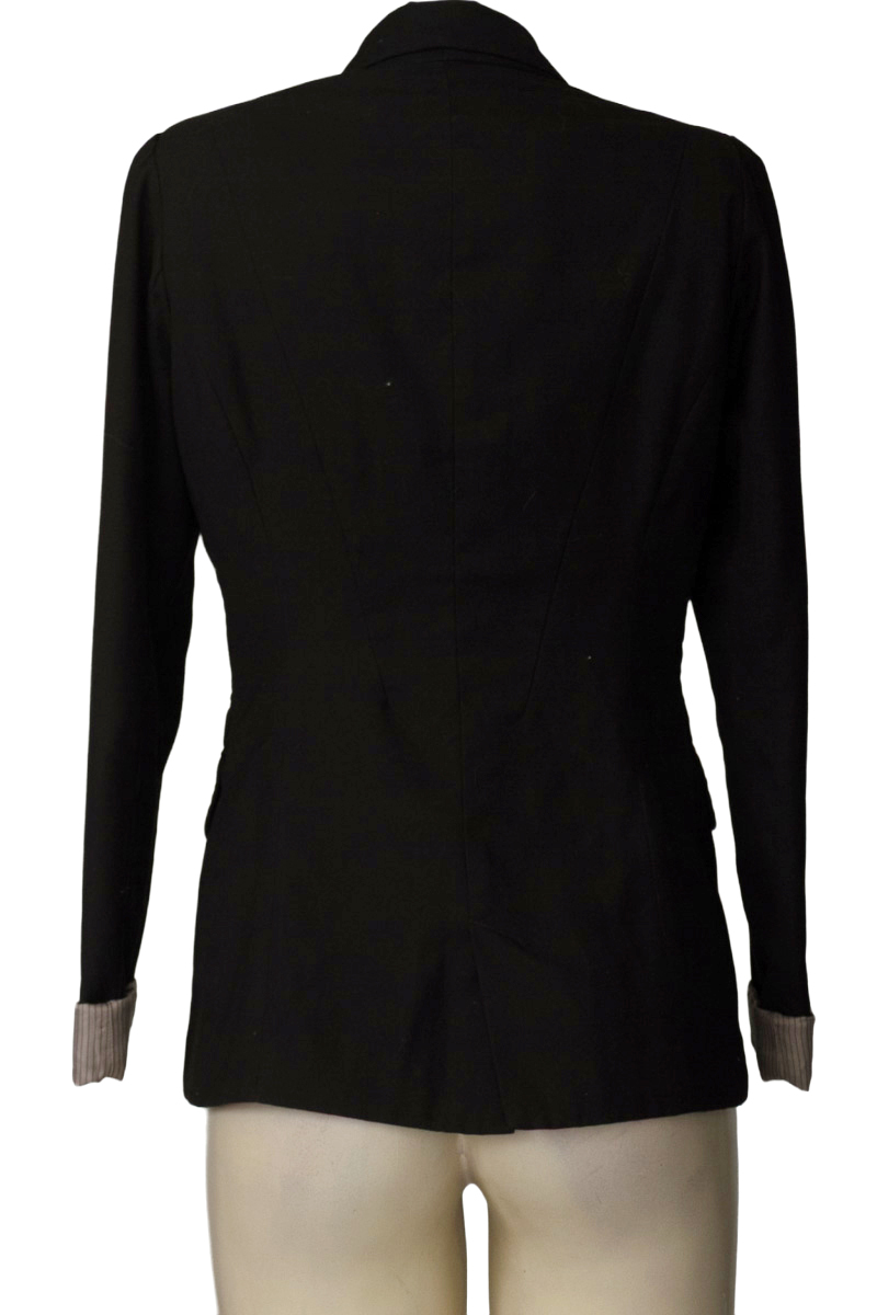 Chaqueta / Abrigo color Negro - Bershka