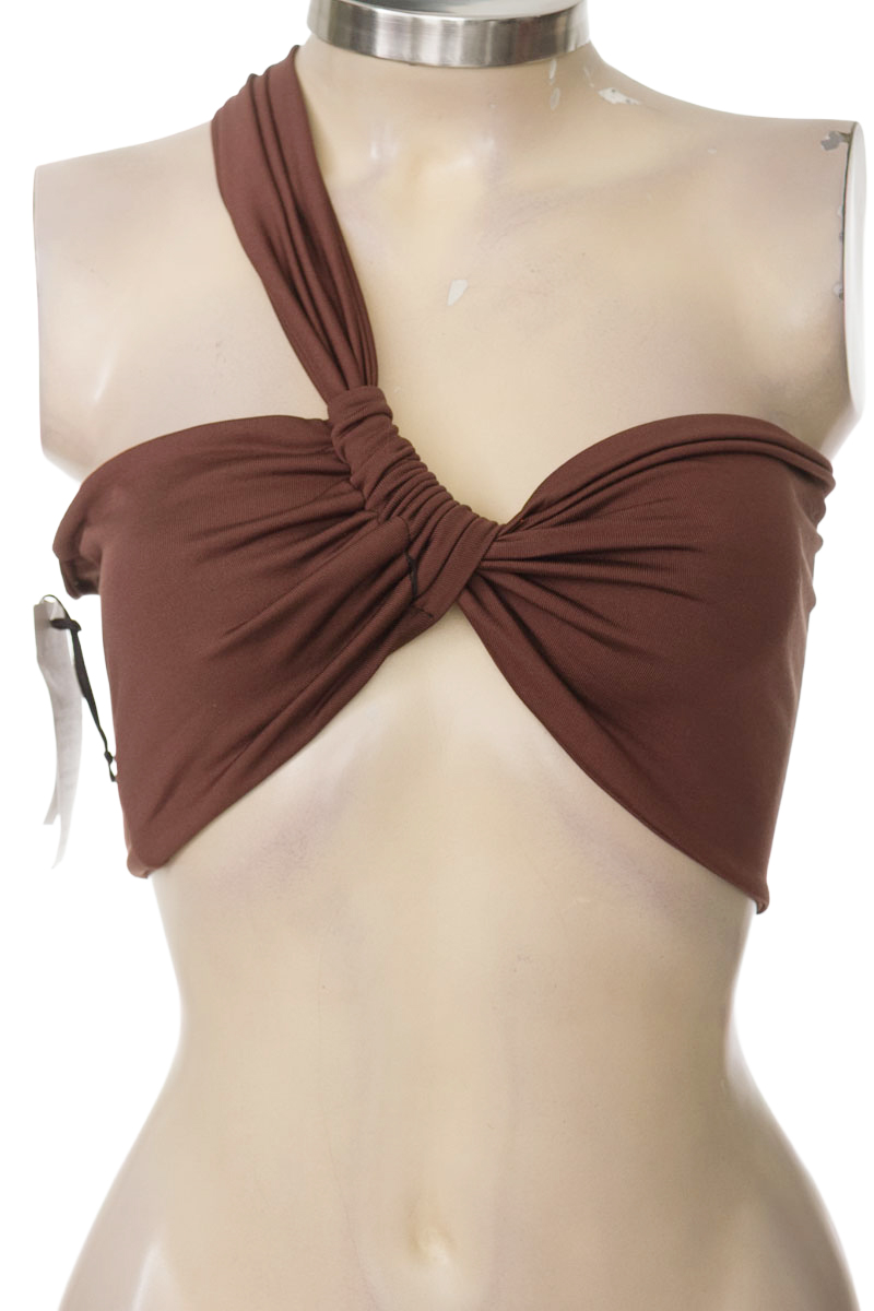 Top / Camiseta color Café - ENTRESUEÑOS