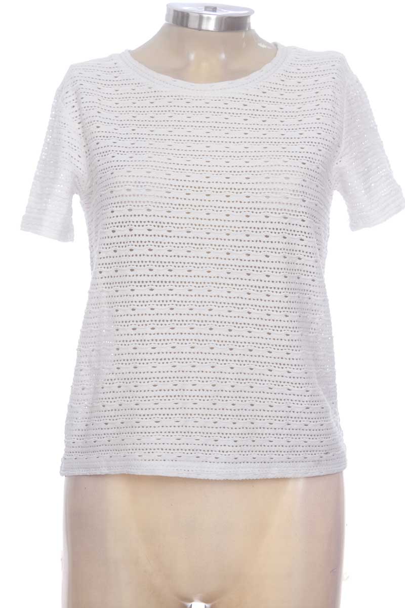 Top / Camiseta color Blanco - Zara