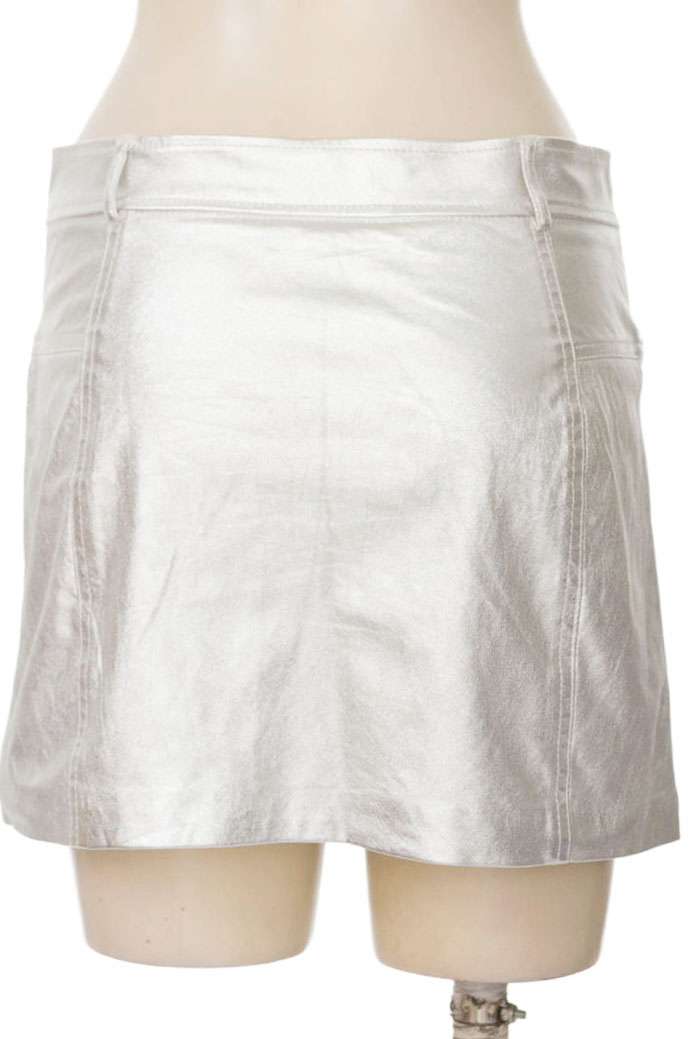 Falda color Plateado - Bershka