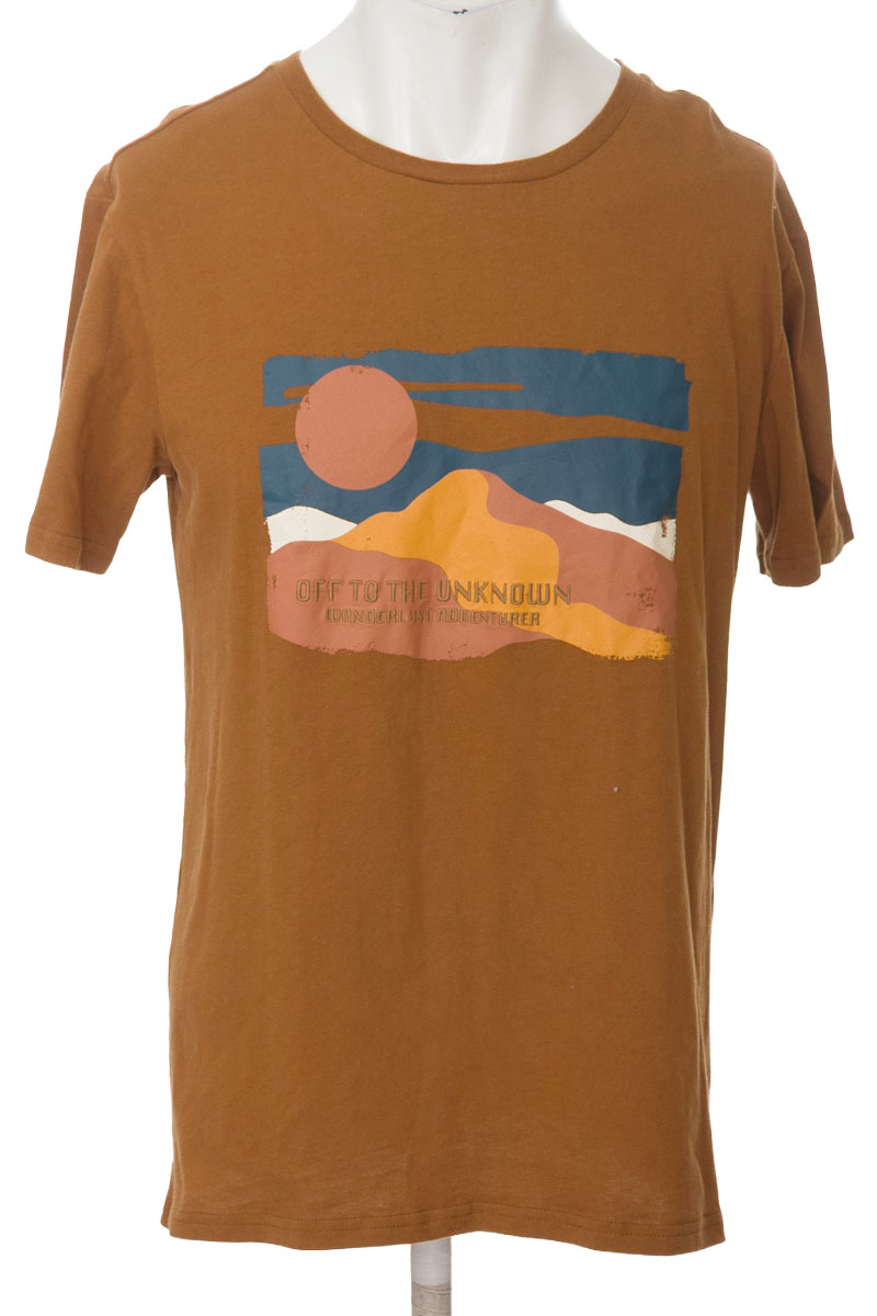 Camiseta color Café - Singular