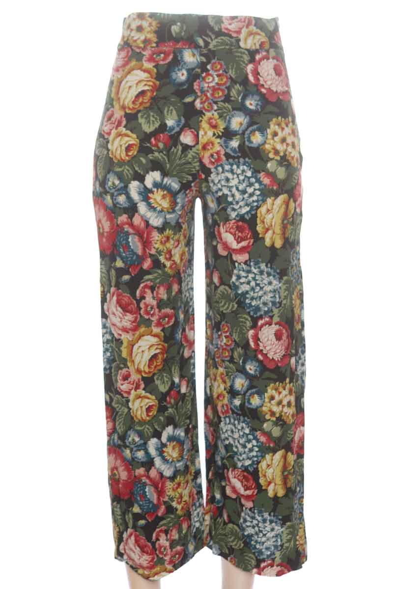 Pantalones color Estampado - Zara