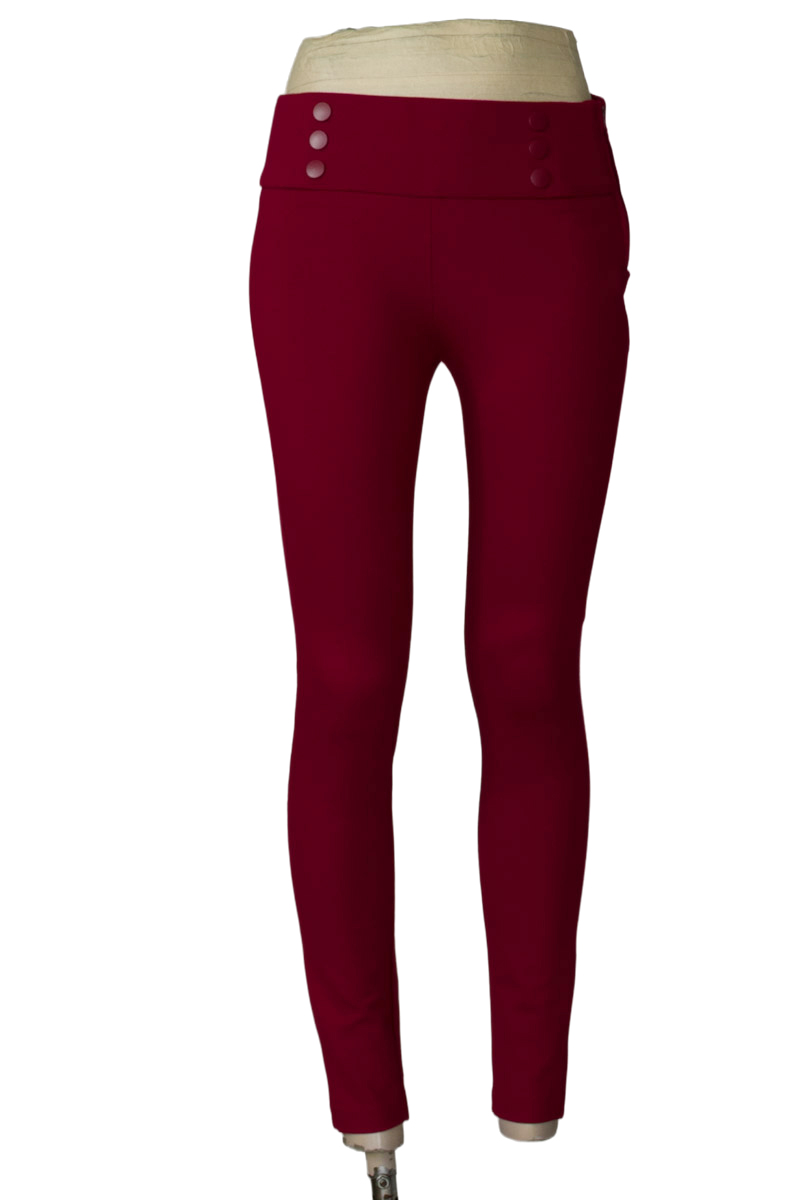 Pantalones color Rojo - Zara