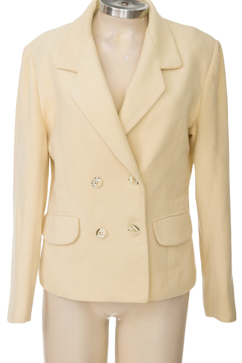 Chaqueta / Abrigo color Amarillo - Diseños Anrudy´s