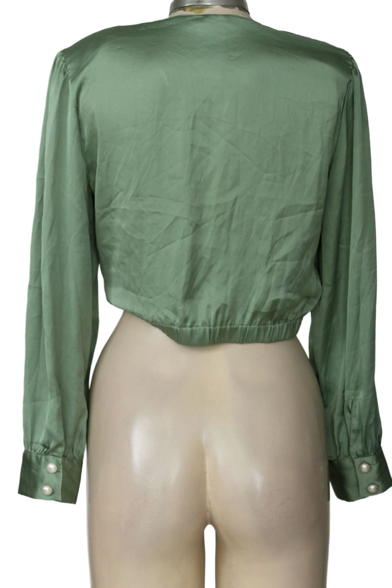 Blusa color Verde - Zara