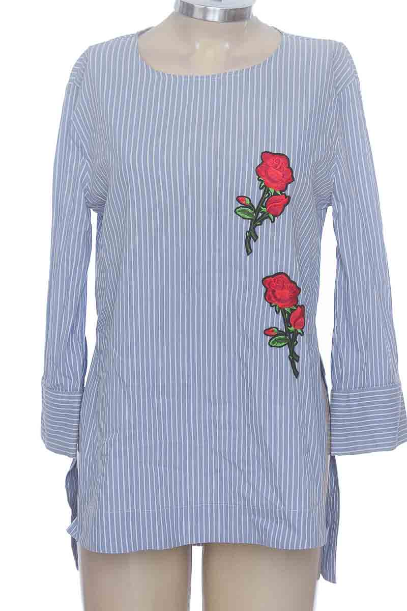 Blusa color Azul - Zara