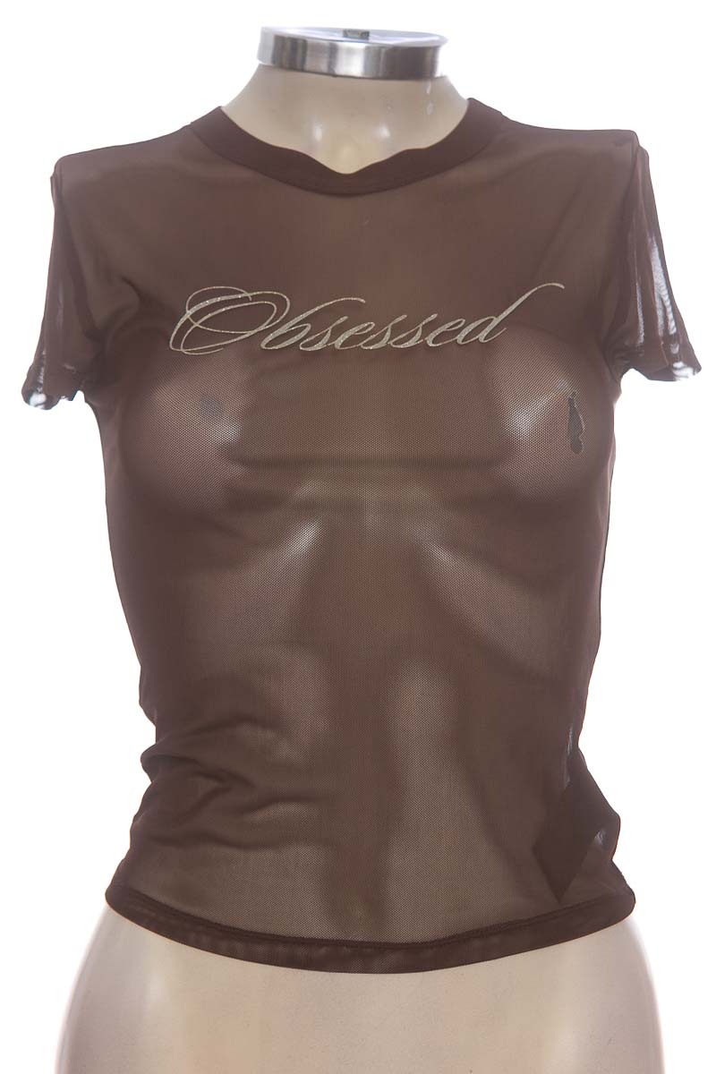 Top / Camiseta color Café - Divided by H&M