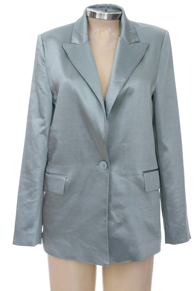 Chaqueta / Abrigo color Aguamarina - MNG