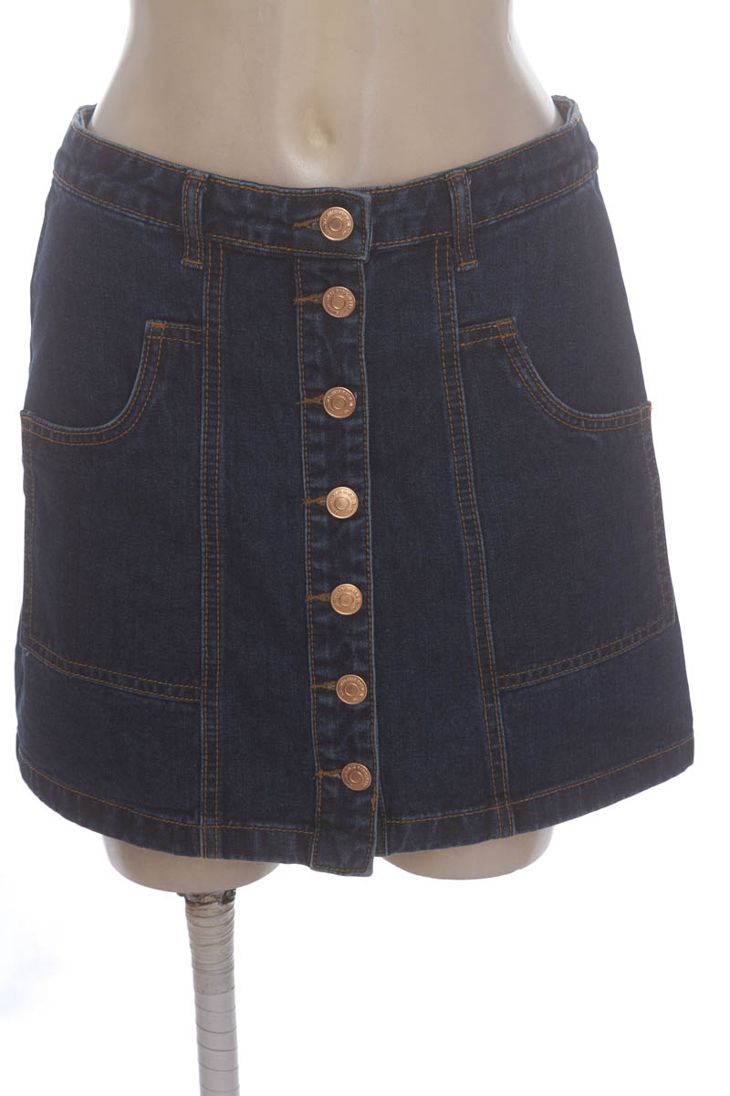 Falda color Azul - Stradivarius