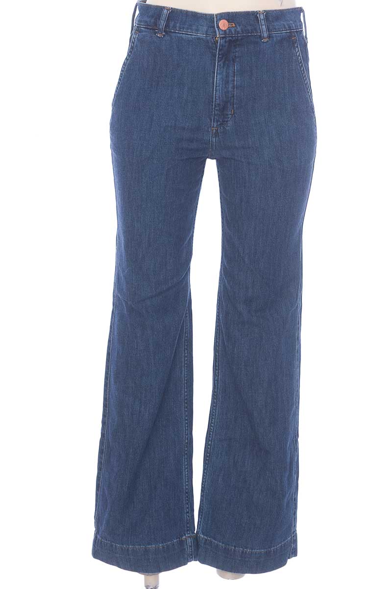 Pantalon 3/4 (capri) Crew Femme - Taille 8, Couleur Turquoise - Occasion En Très Bon état