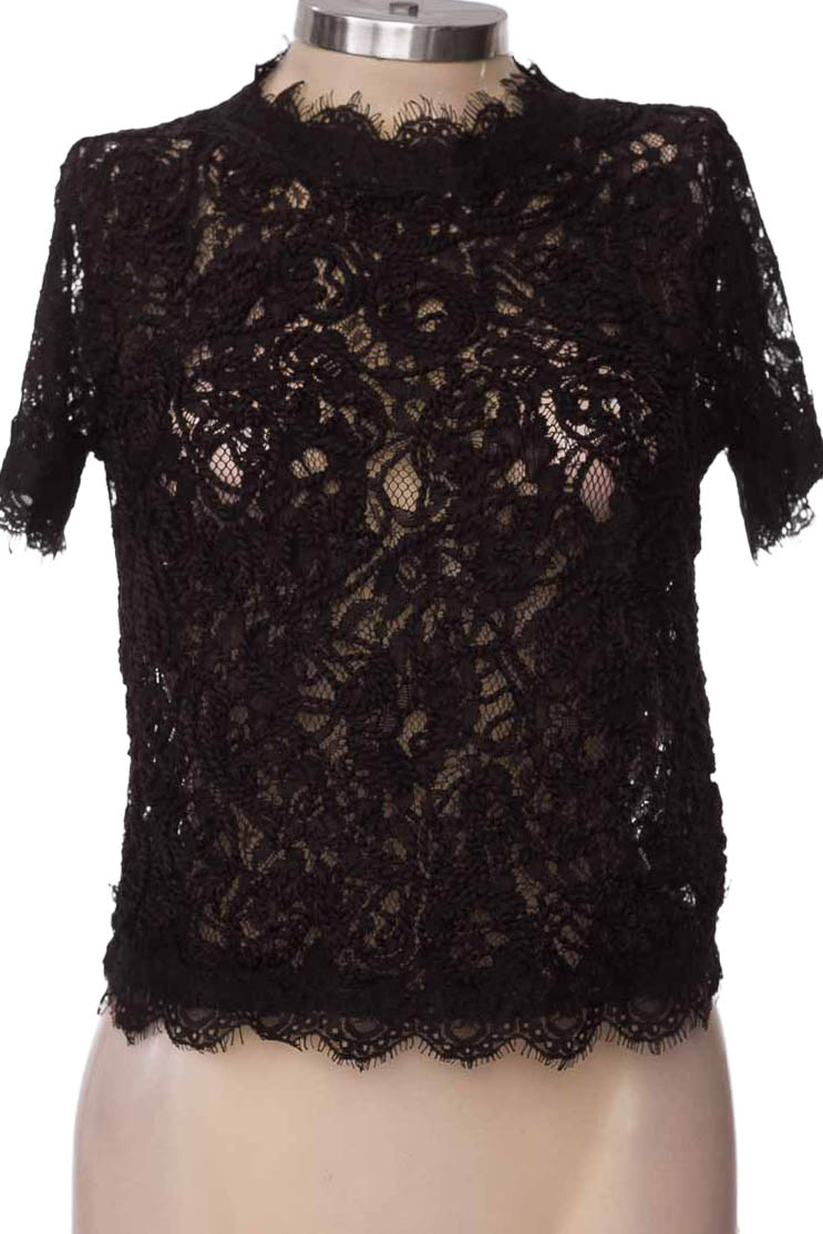 Top / Camiseta color Negro - Zara