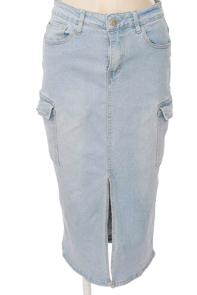 Falda color Azul - Elena Boteli