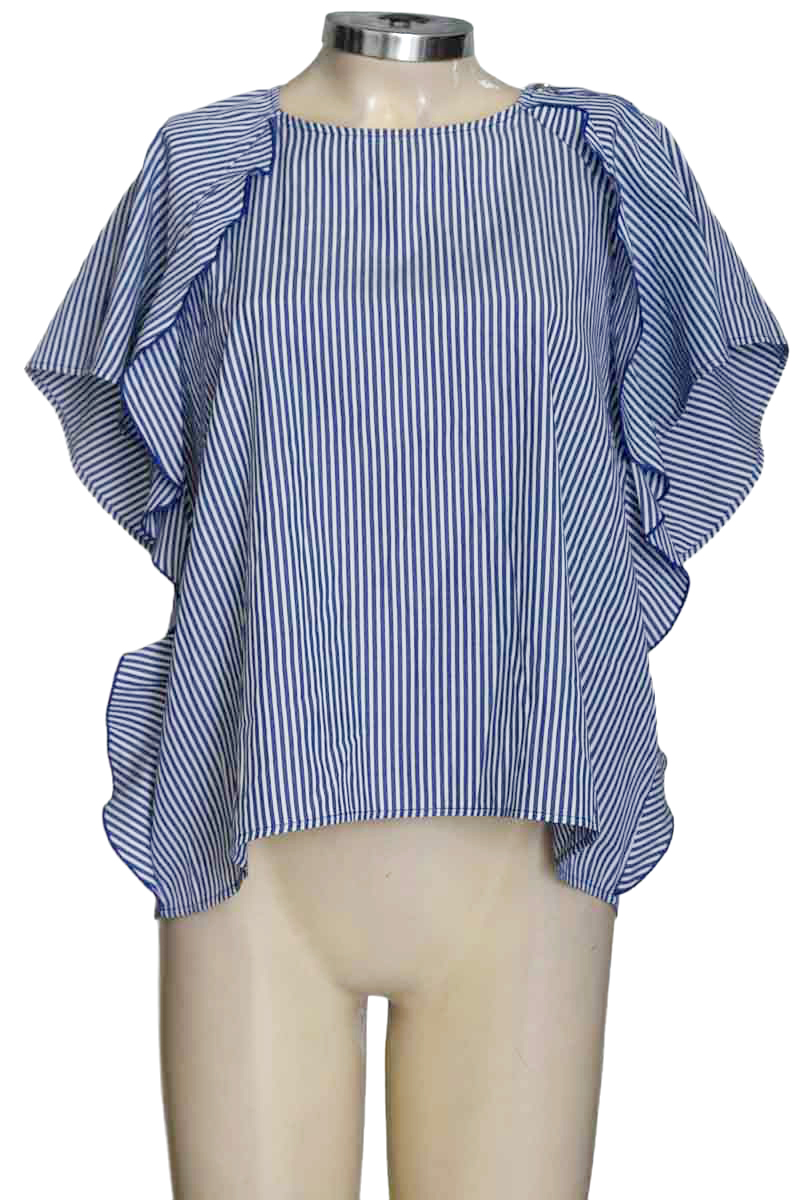 Blusa color Azul - Zara