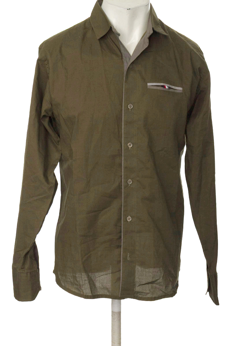 Camisa color Verde - Petro Azul