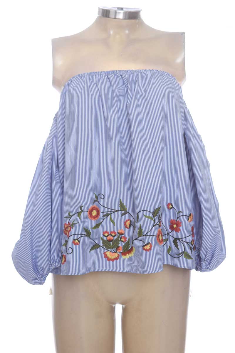 Blusa color Azul - Stradivarius