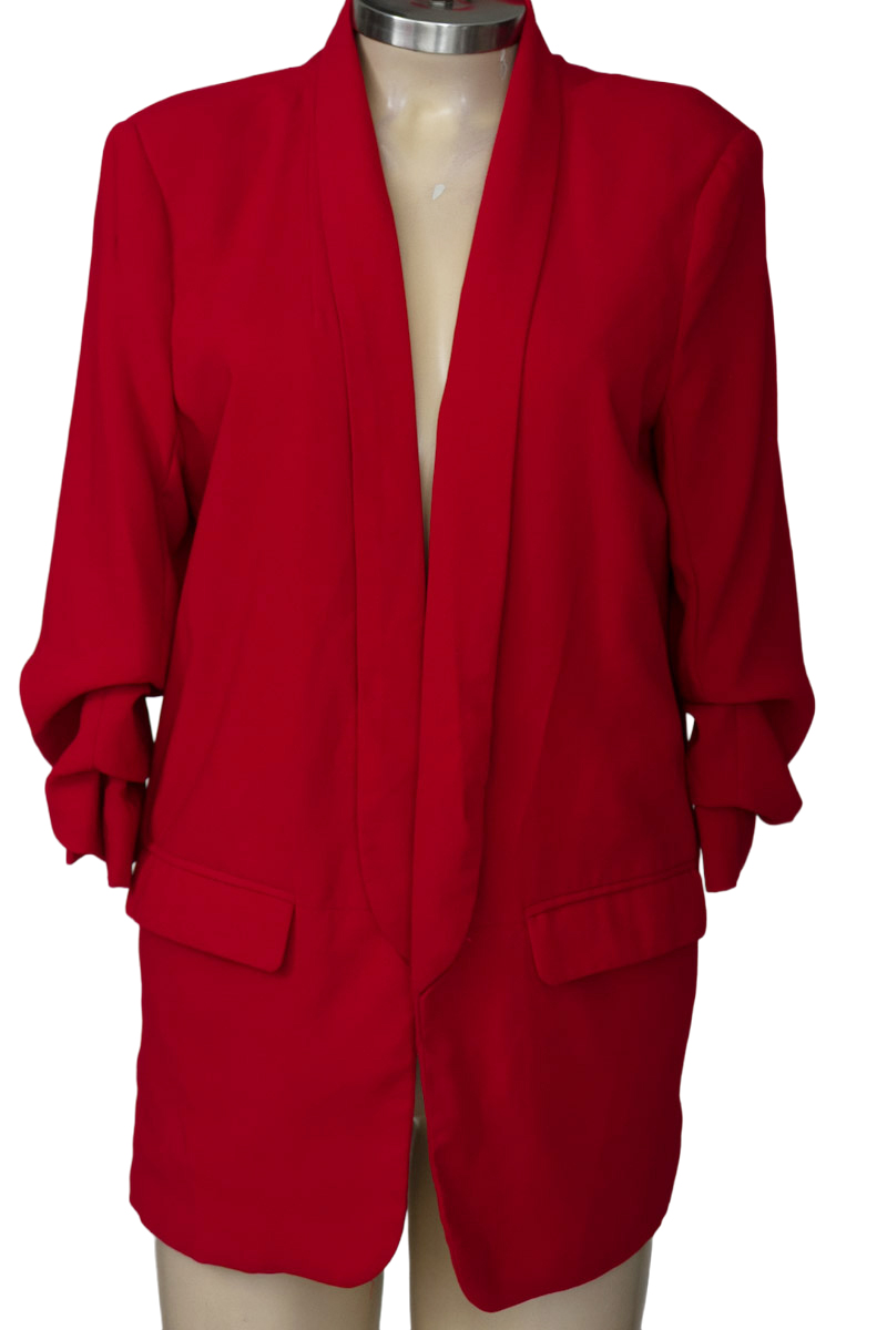 Chaqueta / Abrigo color Rojo - Stradivarius