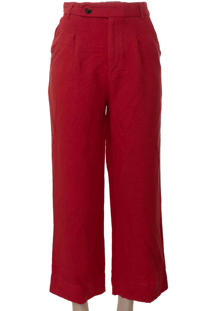 Pantalones color Rojo - Zara