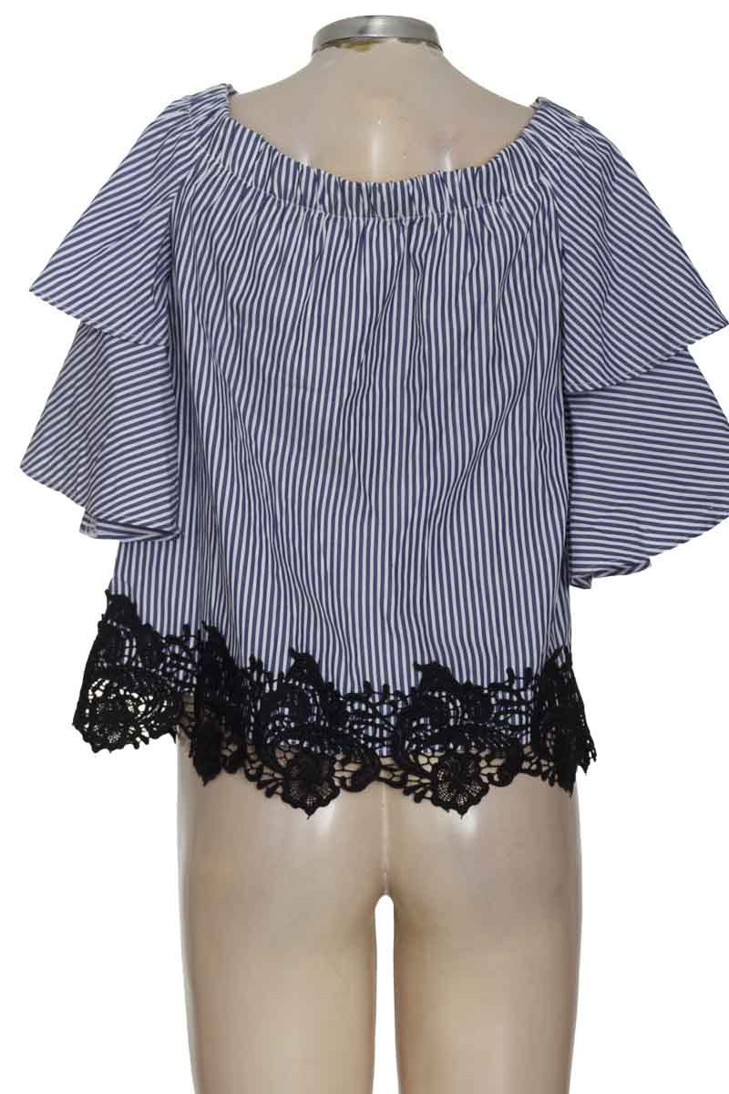 Blusa color Azul - Zara