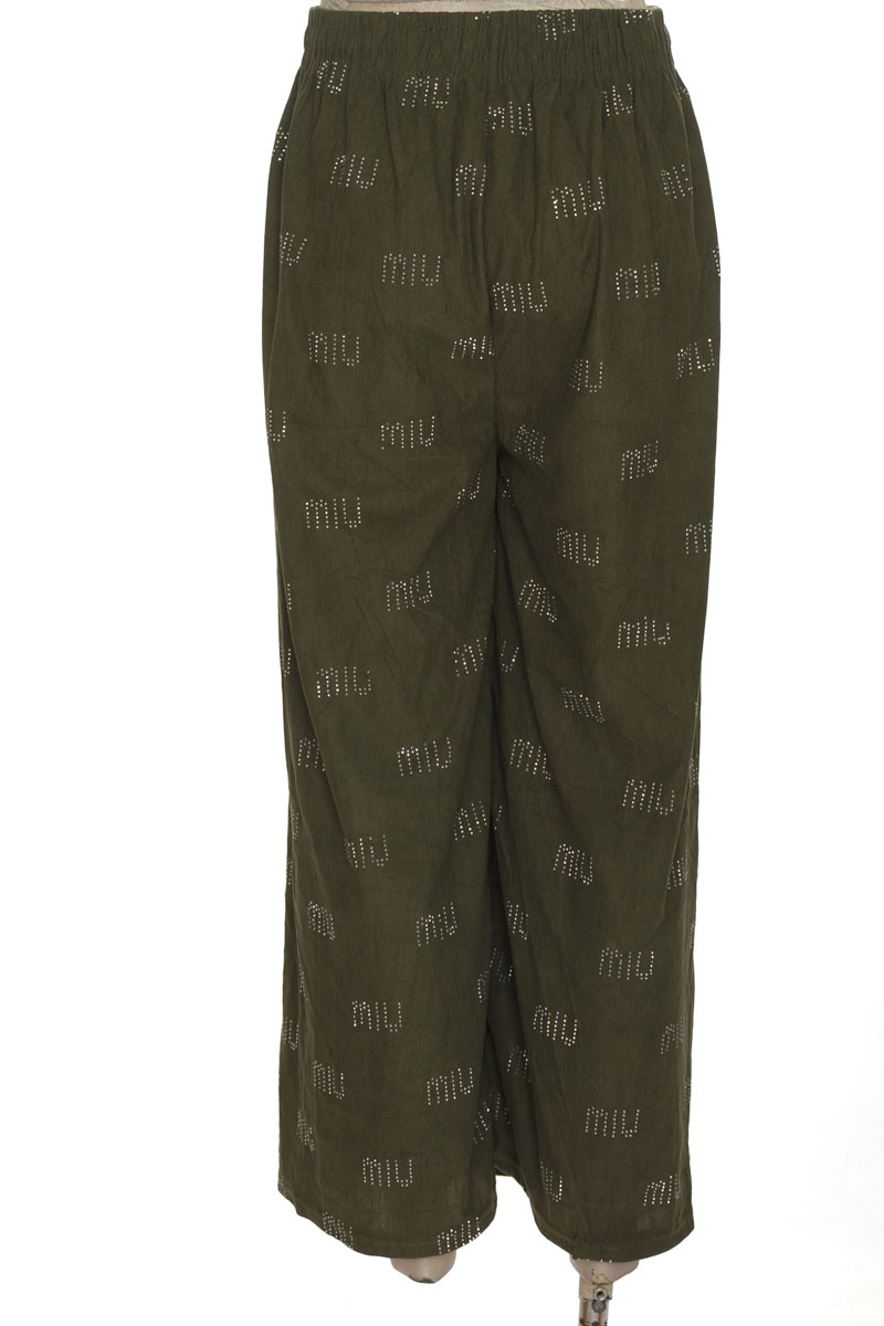 Pantalones color Verde - ANGELA FASHION