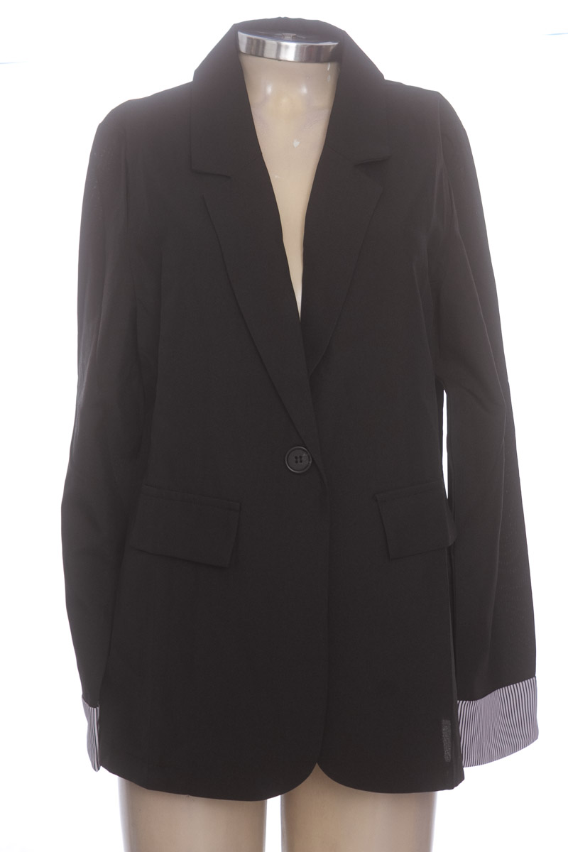 Chaqueta / Abrigo color Negro - Shein