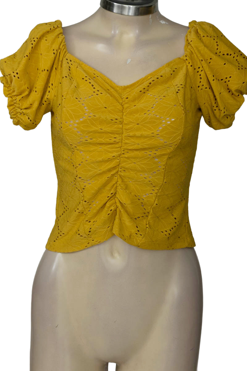 Top / Camiseta color Mostaza - Ula Ula