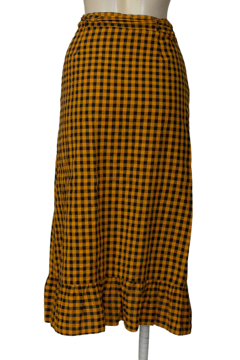 Falda color Mostaza - Zara