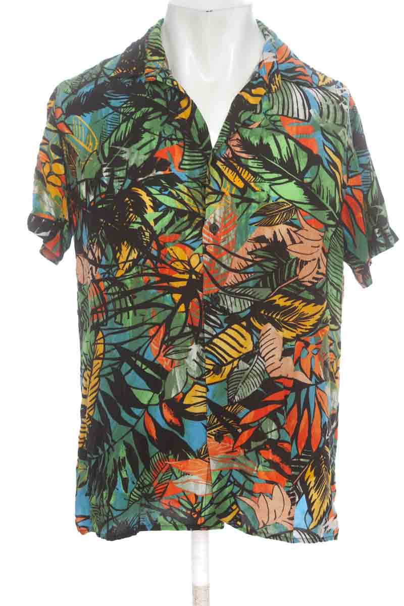 Camisa color Verde - Bershka