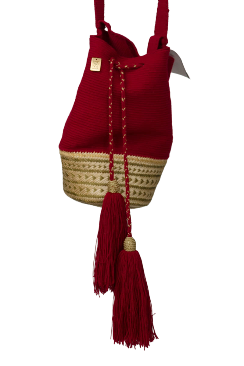 Cartera / Bolso / Monedero color Vinotinto - Waya