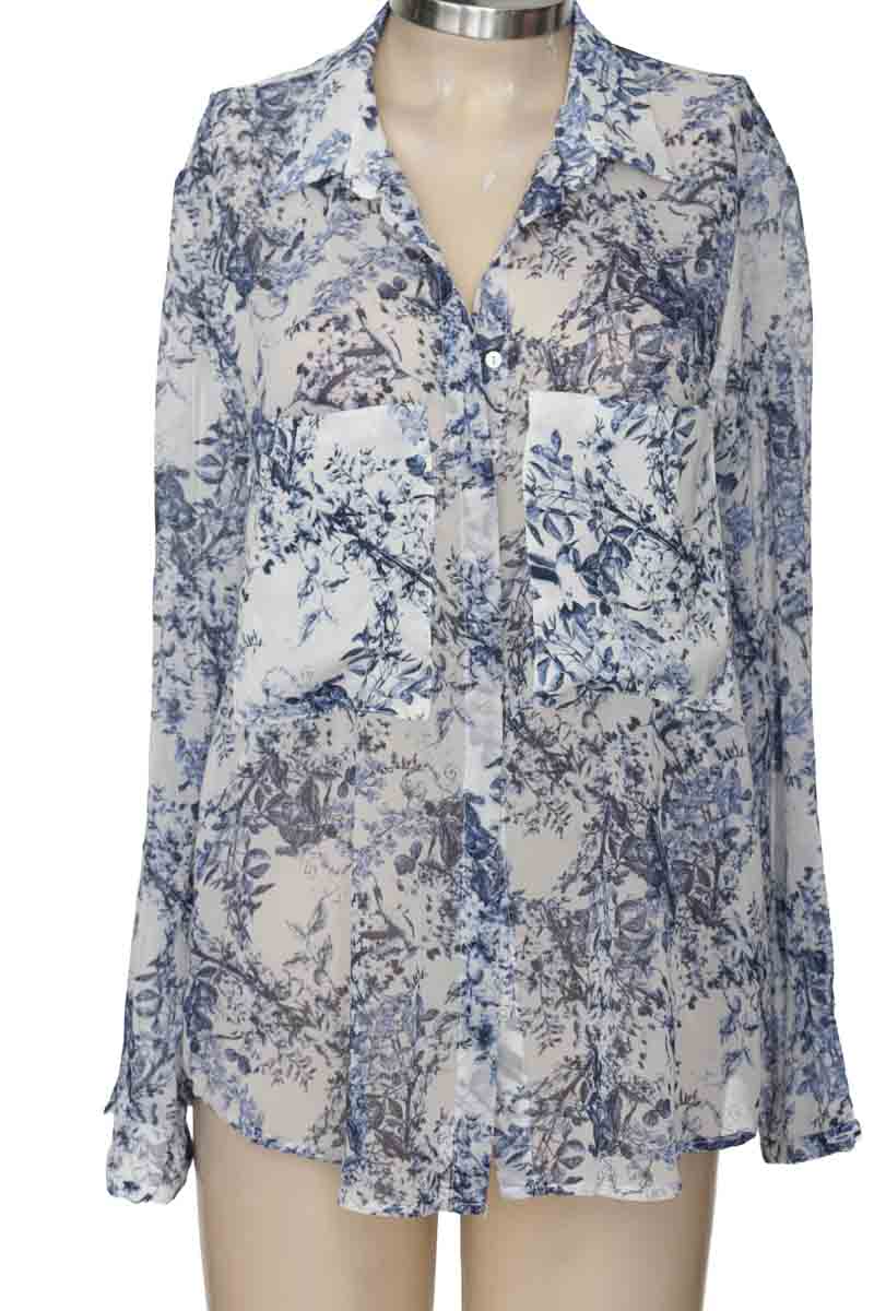 Blusa color Azul - Zara