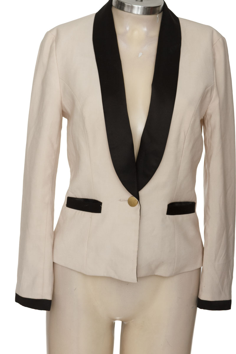 Chaqueta / Abrigo color Beige - Forever 21
