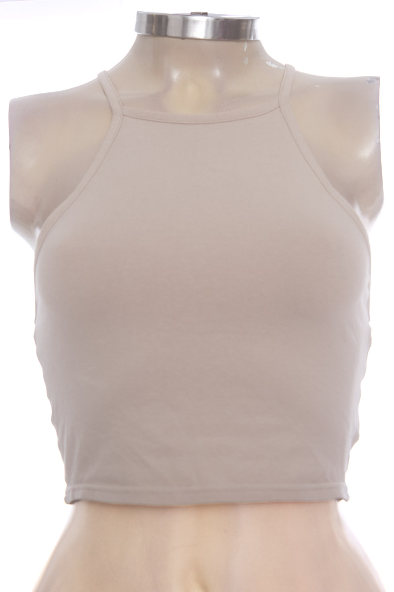 Top / Camiseta color Beige - Divided by H&M