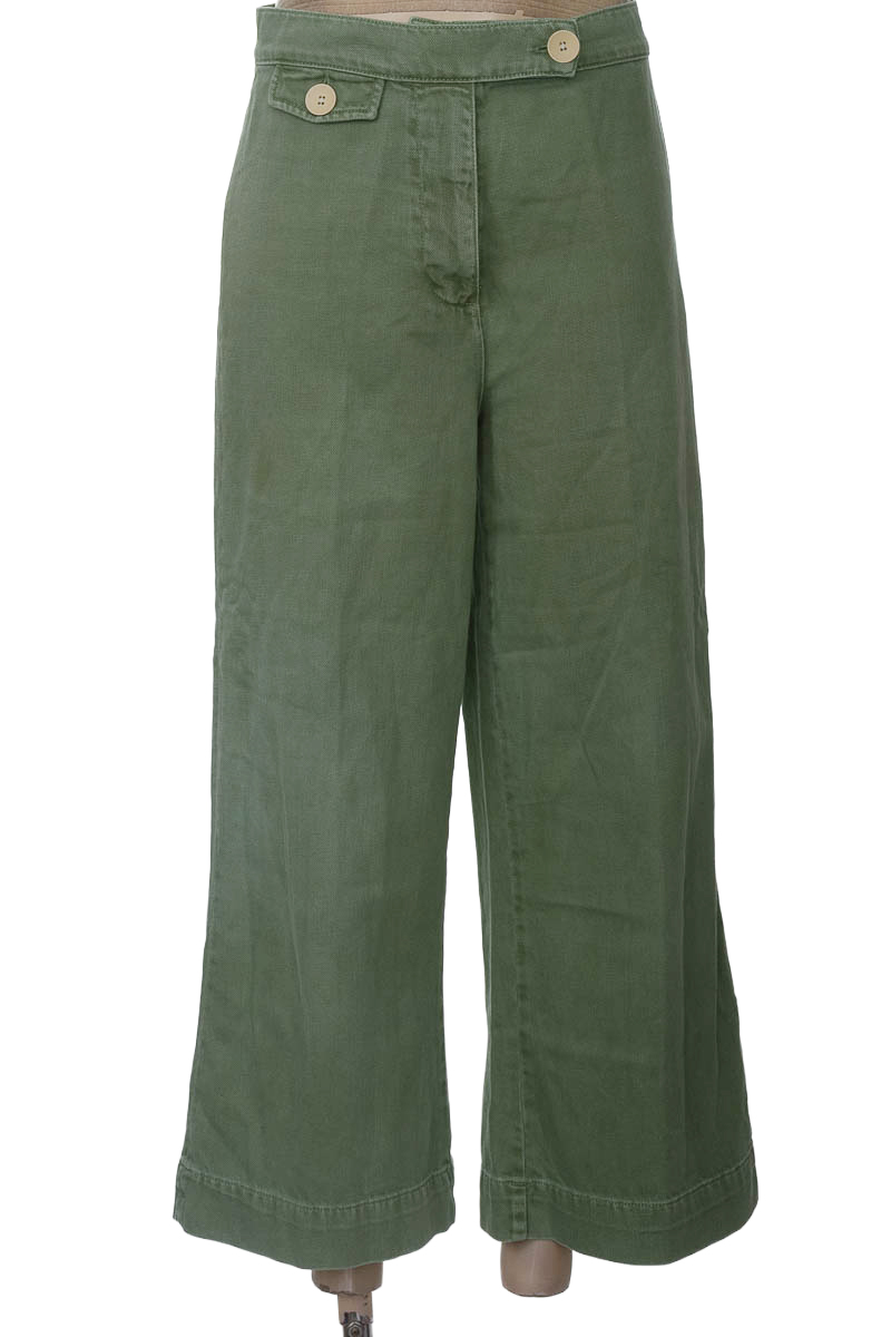 Pantalones color Verde - Zara
