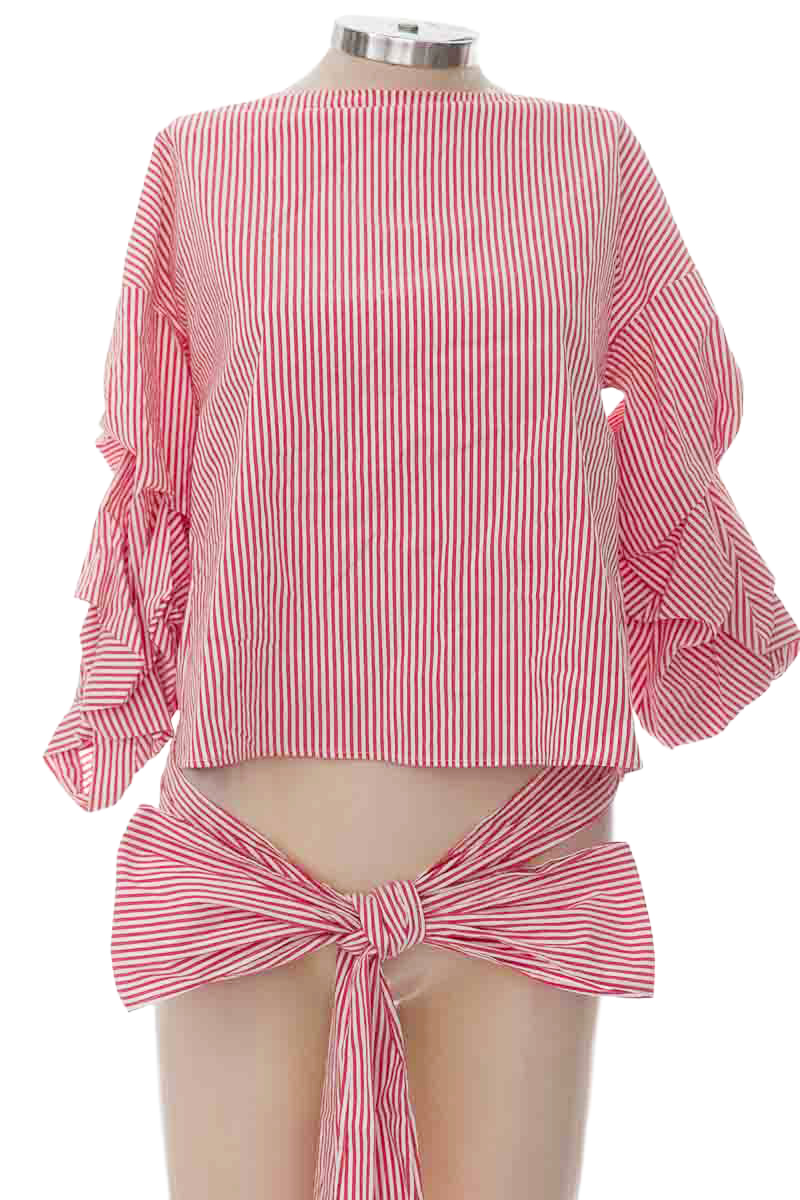 Blusa color Rojo - Zara