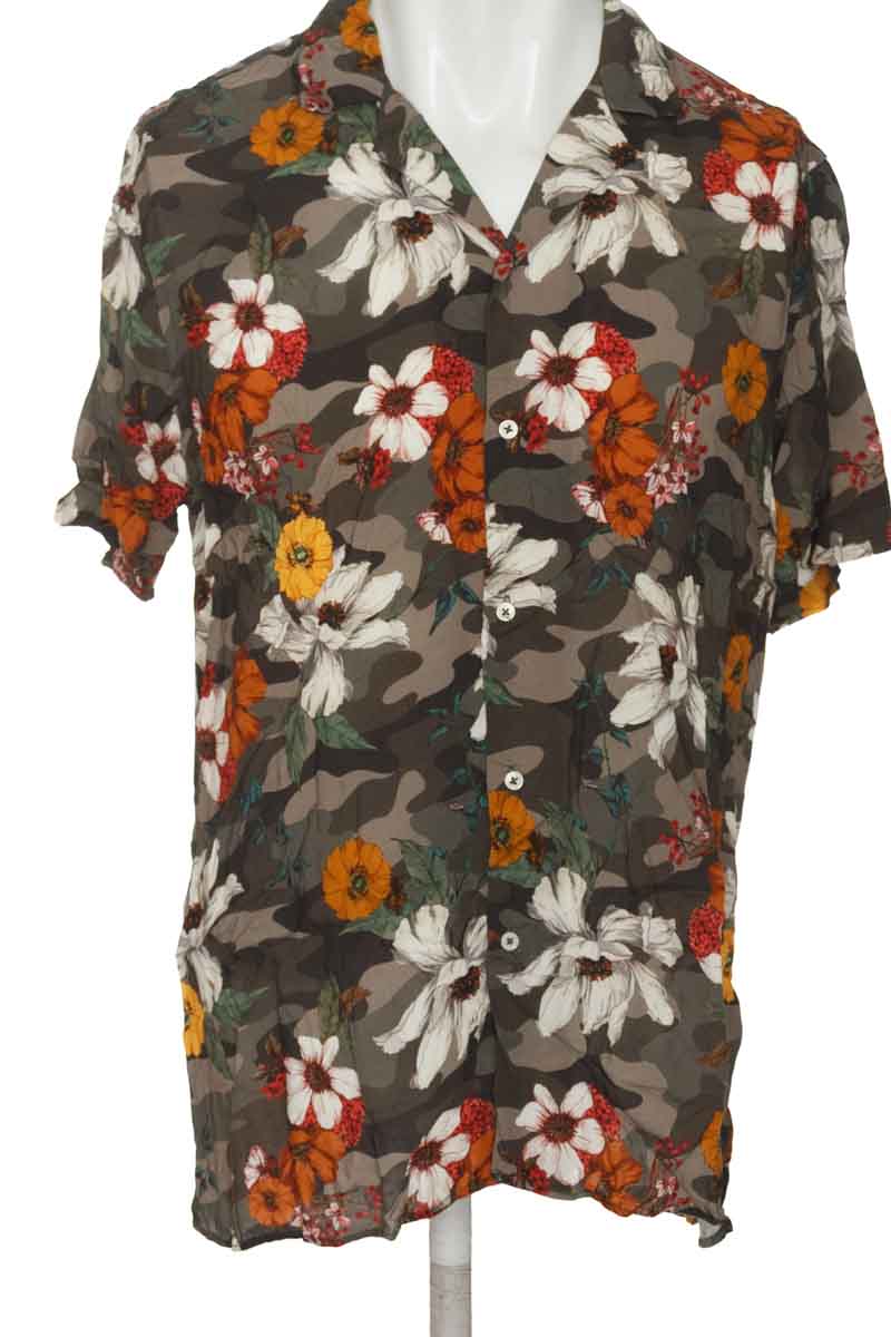 Camisa color Verde - Zara