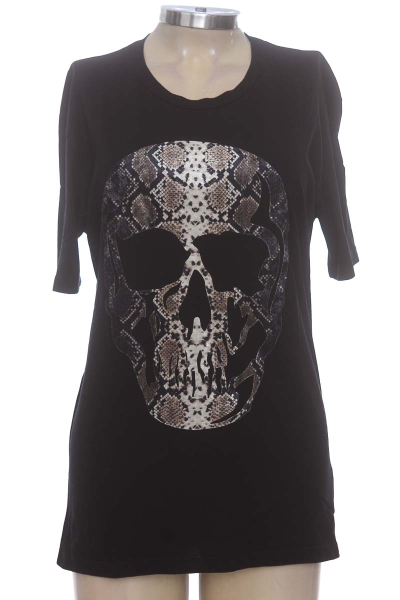 Top / Camiseta color Negro - Zara