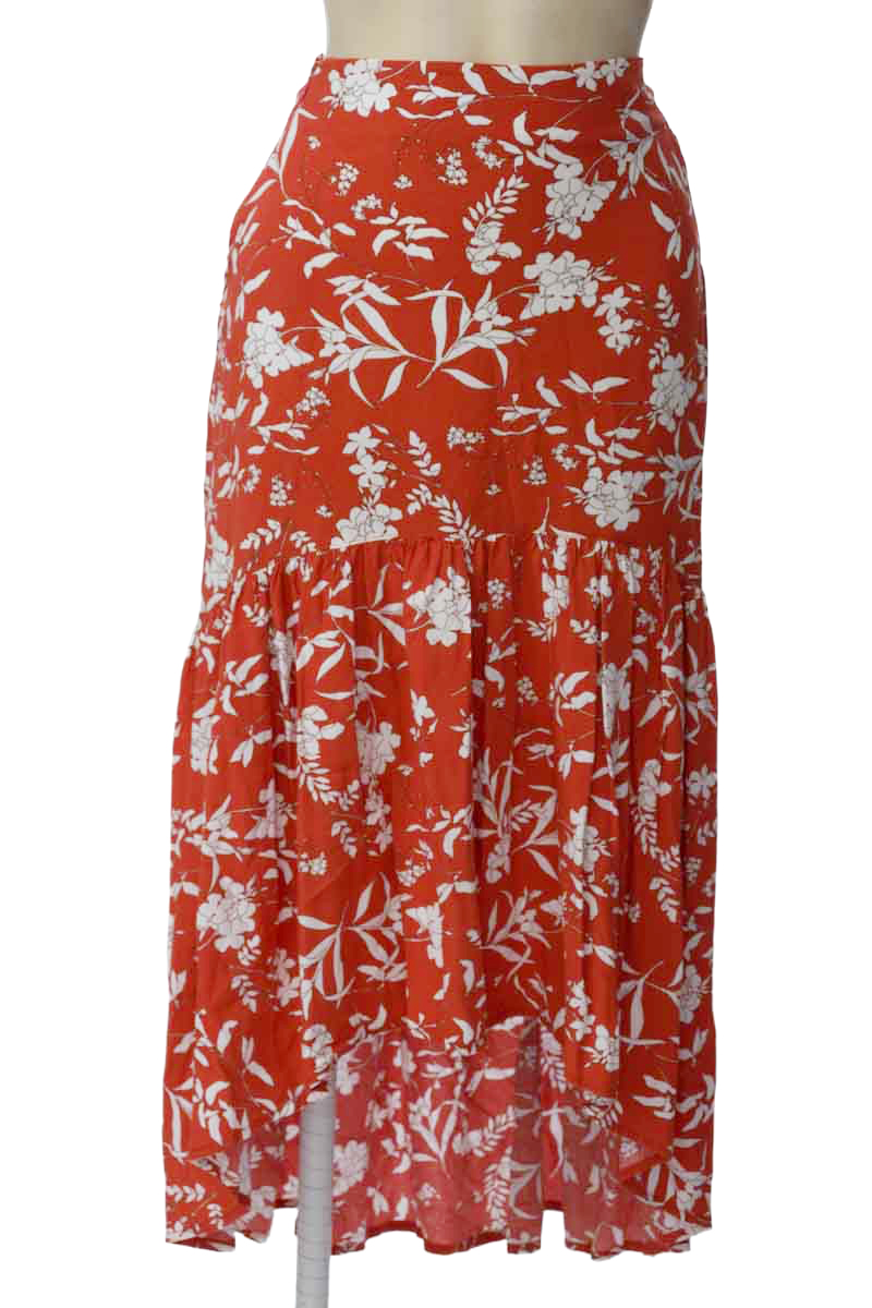 Falda color Naranja - Ticket