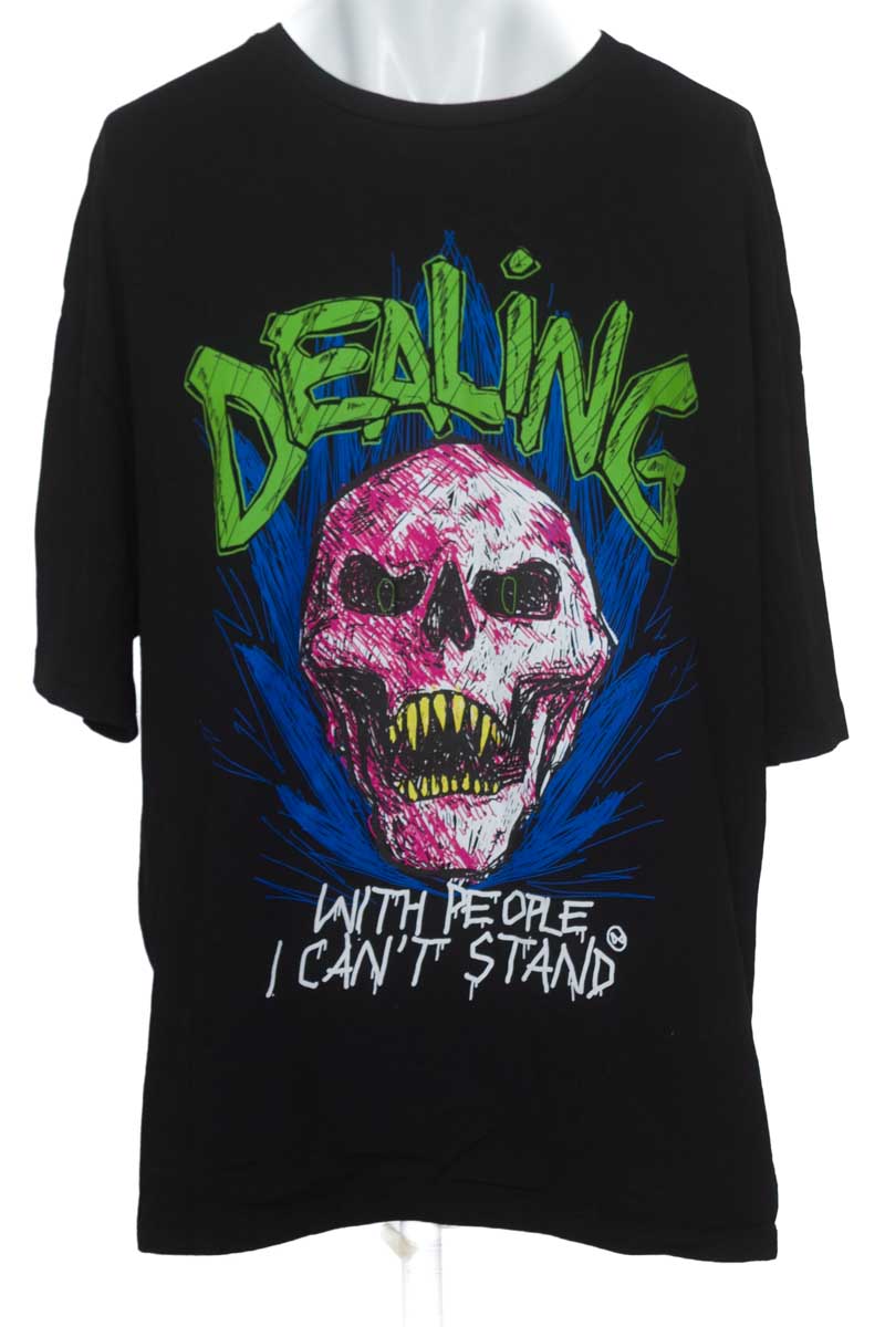 Camiseta color Negro - Bershka