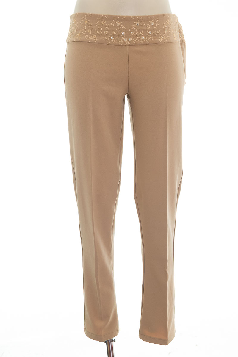 Pantalones color Beige - Mostaza