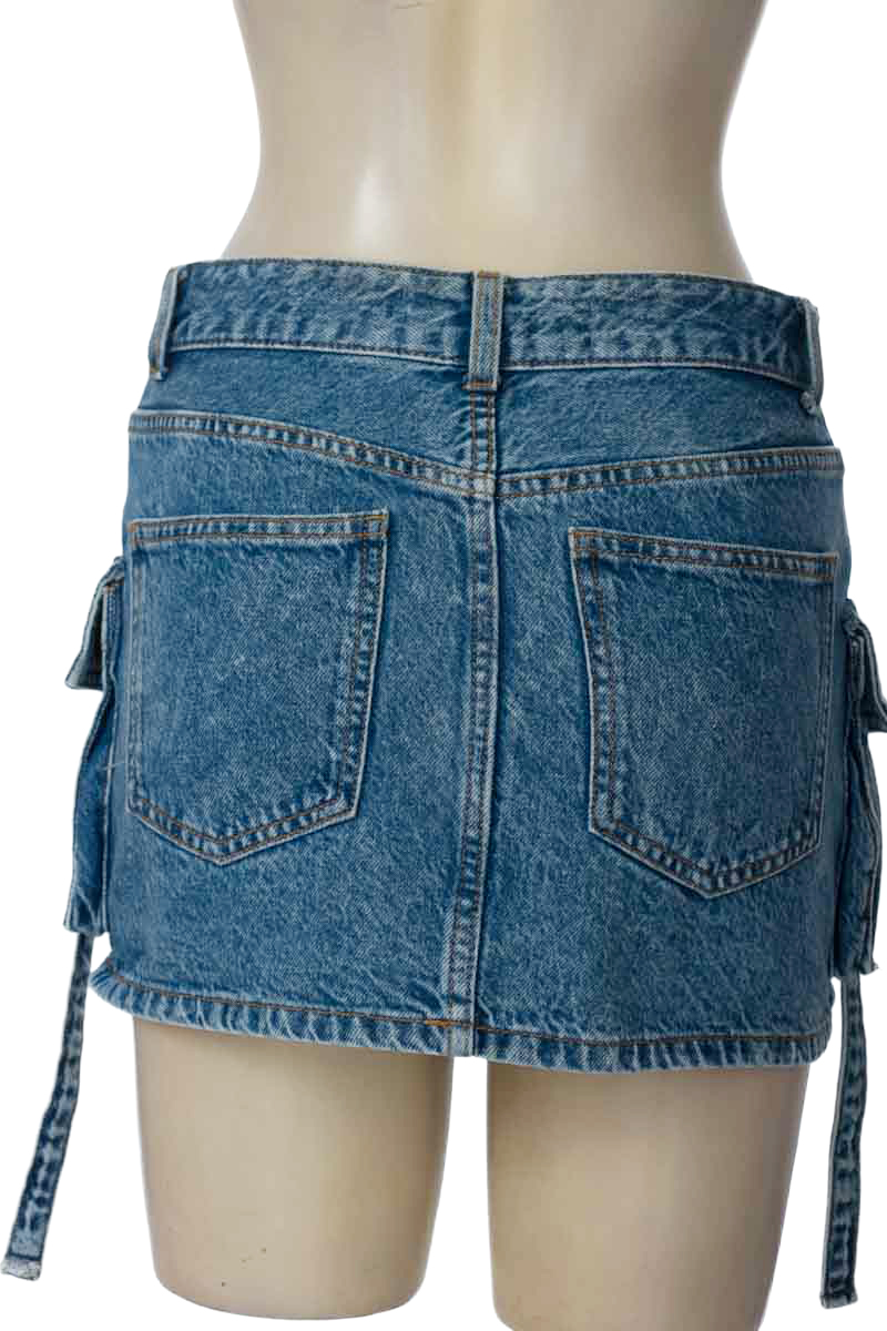 Falda color Azul - Bershka