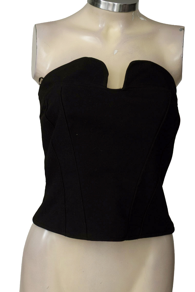 Top / Camiseta color Negro - Zara