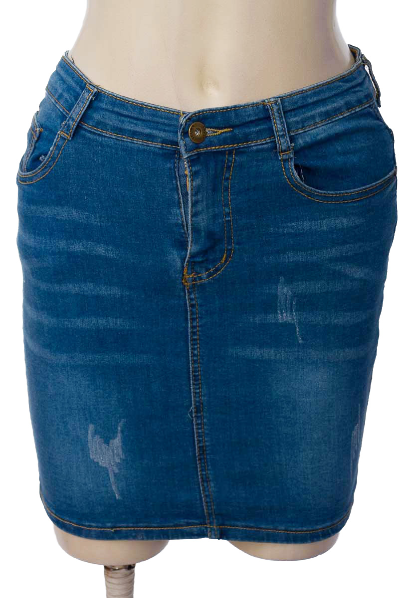 Falda color Azul - Selina