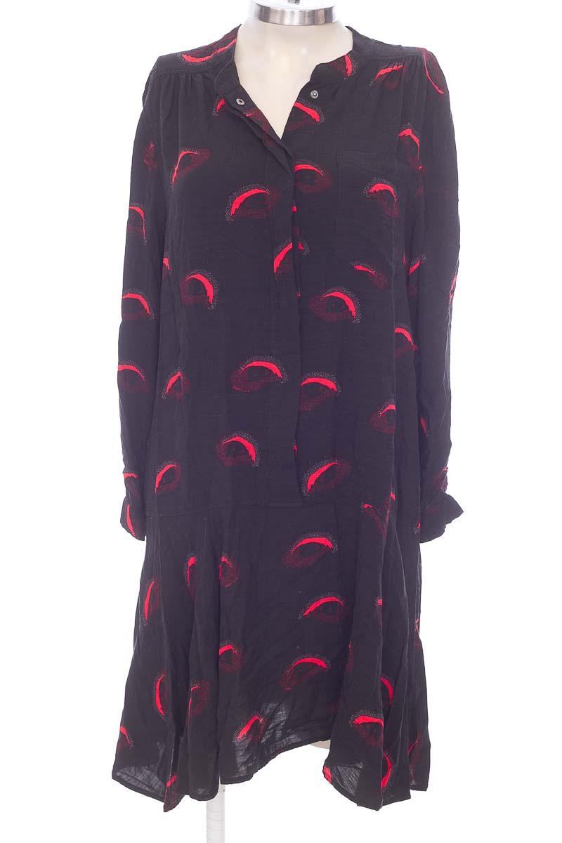 Vestido Bimba Sin Mangas Para Mujer - Color Negro - Talla 56 - Rayón - Largo 91.4 Cm