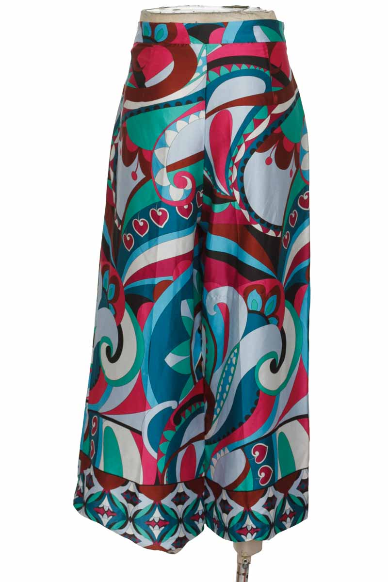 Pantalones color Estampado - Zara