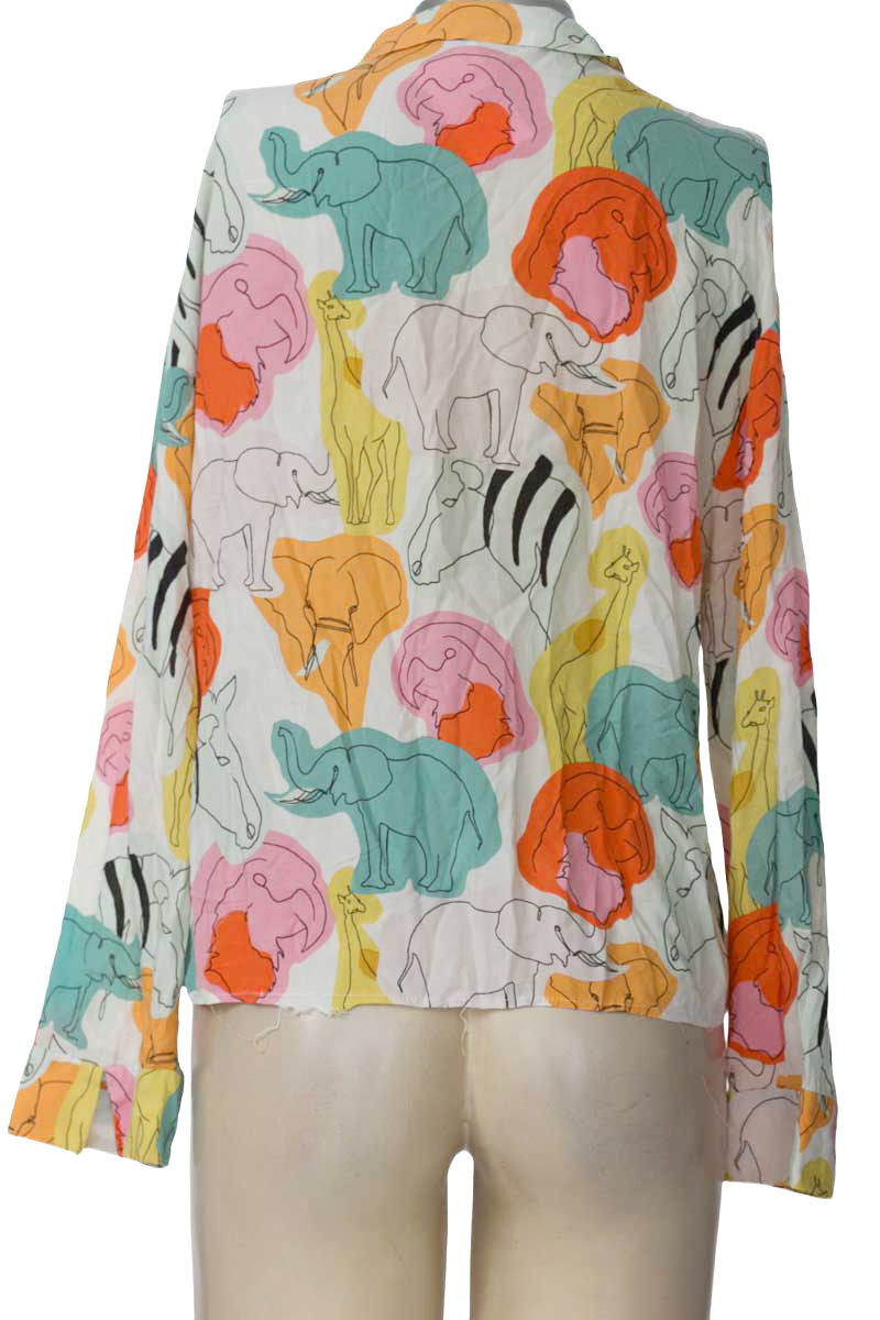 Blusa color Estampado - Zara