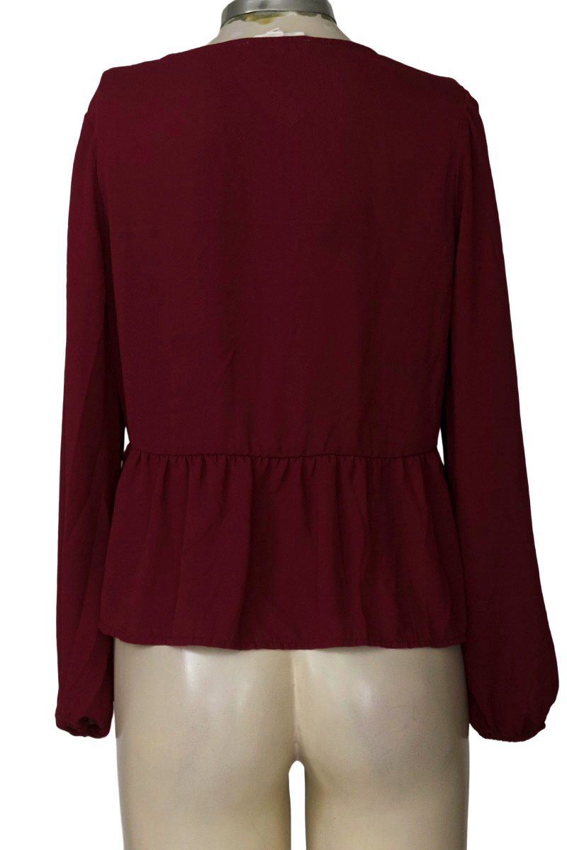 Blusa color Vinotinto - Pink Rose