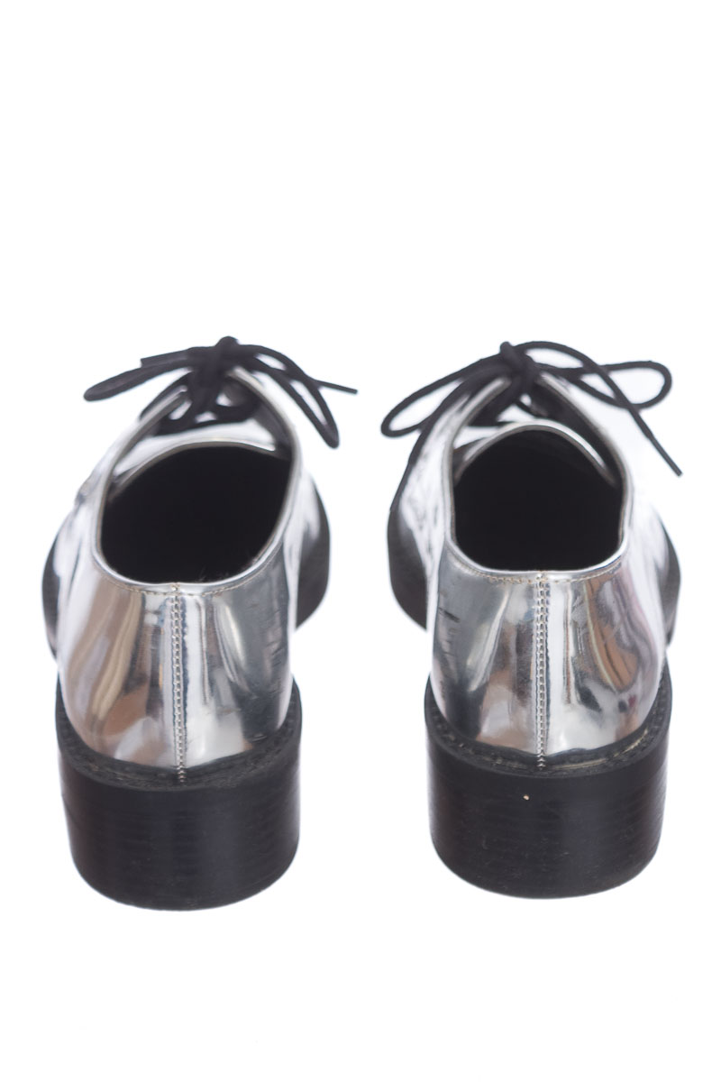 Zapatos color Plateado - Zara